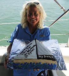 Key Breeze sails 25,000 miles - Key Sailing charter out of Sarasota, Florida