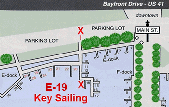 Marina Jack Slip E-19 - Key Sailing Sarasota
